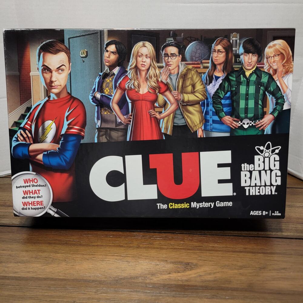 The Big Bang Theory CLUE Board Game